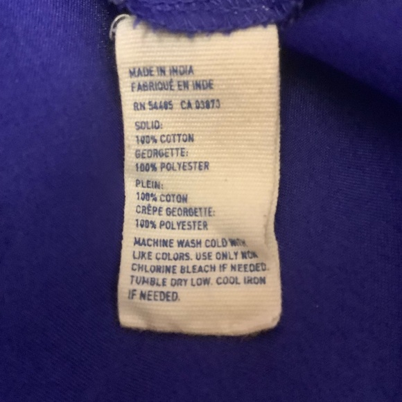 AMERICAN EAGLE OUTFITTERS ROYAL BLUE SLEEVELESS COTTON MIDI DRESS/ Size 8 - Picture 14 of 14